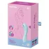 Satisfyer Curvy Trinity 5+ - vibrator 2u1 s aplikacijom - plavi