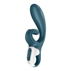   Satisfyer Hug Me - pametni, punjivi vibrator za klitoris (sivo-plavi)