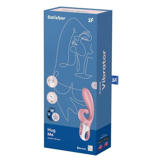 Satisfyer Hug Me - pametni, punjivi vibrator za klitoris (ružičasti)