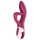 Satisfyer Embrace Me - vibrator s klitoralnim užitkom (crveni)