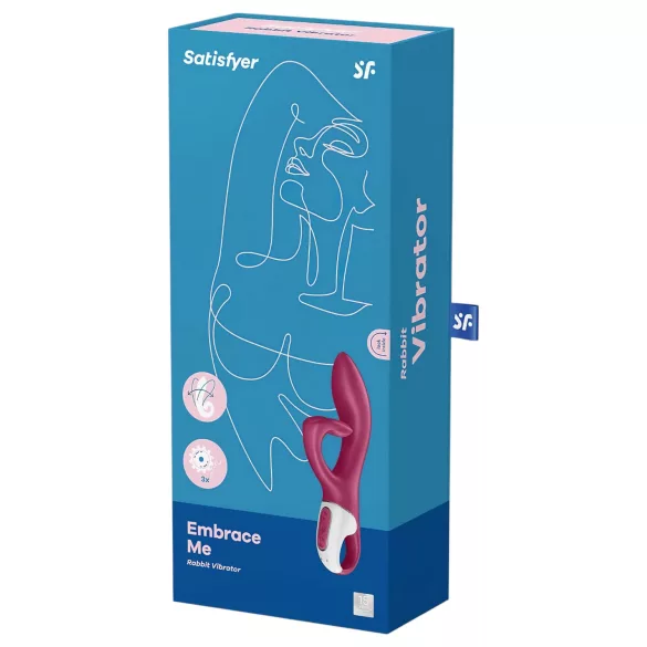 Satisfyer Embrace Me - vibrator za G-točku i klitoris - punjivi - crveni