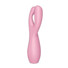   Satisfyer Threesome 3 - punjivi vibrator za klitoris (ružičasti)