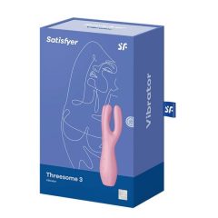   Satisfyer Threesome 3 - punjivi vibrator za klitoris (ružičasti)