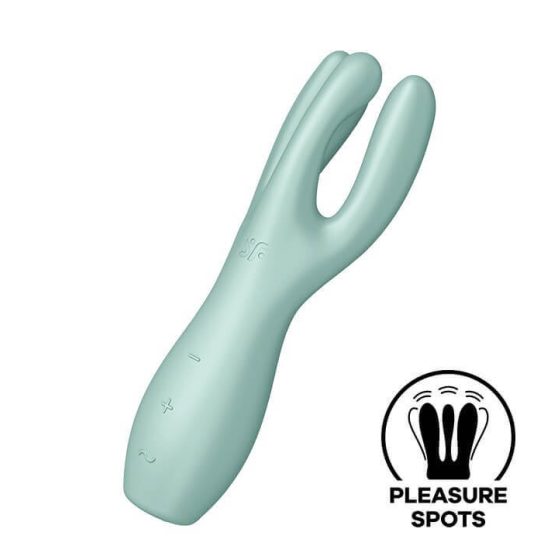 Satisfyer Threesome 3 - bežični vibrator za klitoris (mint)