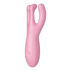   Satisfyer Threesome 4 - pametni, punjivi vibrator za klitoris (ružičasti)