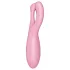 Satisfyer Threesome 4 - vibrator za klitoris s upravljanjem putem aplikacije (rozi)