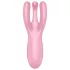 Satisfyer Threesome 4 - vibrator za klitoris s upravljanjem putem aplikacije (rozi)