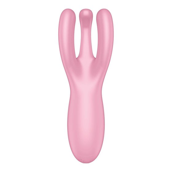 Satisfyer Threesome 4 - pametni, punjivi vibrator za klitoris (ružičasti)