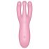 Satisfyer Threesome 4 - pametni klitorisni vibrator (ružičasti)