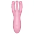 Satisfyer Threesome 4 - vibrator za klitoris s upravljanjem putem aplikacije (rozi)