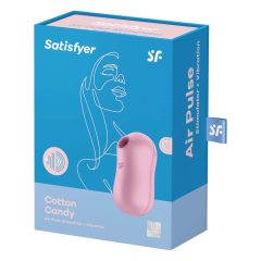   Satisfyer Cotton Candy - klitoralni vibrator na baterije, zračni valovi (ljubičasti)