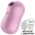 Satisfyer Cotton Candy - akumulatorski masažer za klitoris (ljubičasti)