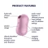 Satisfyer Cotton Candy - vibrator za klitoris na zračne valove - punjivi