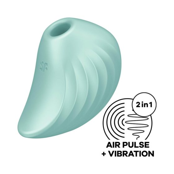 Satisfyer Pearl Diver - klitoralni vibrator na baterije, zračni val (mint)