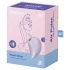 Satisfyer Pearl Diver - klitoralni vibrator s valovima zraka - ljubičasti