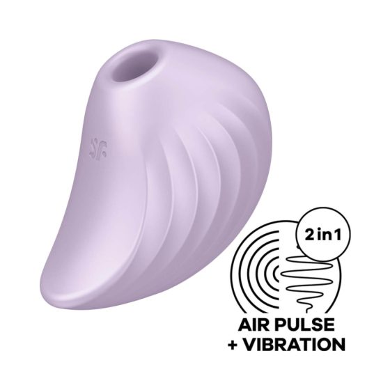 Satisfyer Pearl Diver - klitoralni vibrator na baterije, zračni valovi (ljubičasti)