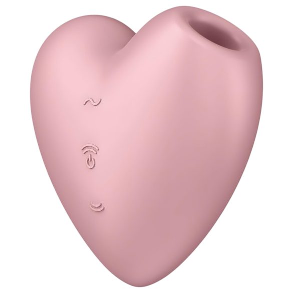 Satisfyer Cutie Heart - akumulatorski vibrator s valovima zraka za klitoris (ružičasti)