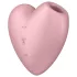 Satisfyer Cutie Heart - klitoralni vibrator s zračnim valovima - punjivi - rozi