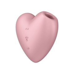   Satisfyer Cutie Heart - vibrator za klitoris na baterije, zračni valovi (ružičasti)