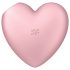 Satisfyer Cutie Heart - akumulatorski vibrator s valovima zraka za klitoris (ružičasti)