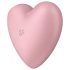 Satisfyer Cutie Heart - akumulatorski vibrator s valovima zraka za klitoris (ružičasti)