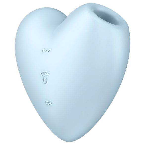 Satisfyer Cutie Heart - punjivi zračni val klitoralni vibrator (plavi)