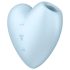 Satisfyer Cutie Heart - punjivi zračni val klitoralni vibrator (plavi)
