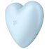 Satisfyer Cutie Heart - punjivi zračni val klitoralni vibrator (plavi)