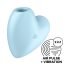 Satisfyer Cutie Heart - punjivi zračni val klitoralni vibrator (plavi)