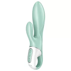   Satisfyer Air Pump Bunny 5 - vibrator na napuhavanje s pumpom - pametan - menta