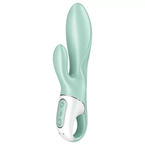Satisfyer Air Pump Bunny 5 - vibrator na napuhavanje s upravljanjem putem aplikacije (menta)