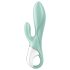 Satisfyer Air Pump Bunny 5 - pametni napuhavajući vibrator (menta)