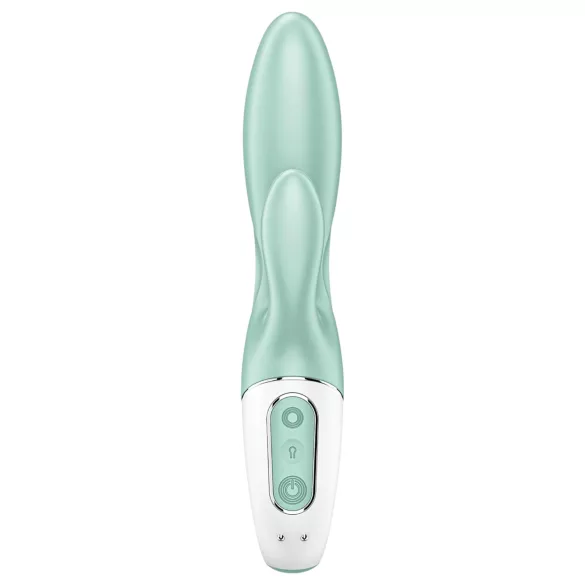 Satisfyer Air Pump Bunny 5 - vibrator na napuhavanje s upravljanjem putem aplikacije (menta)
