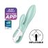 Satisfyer Air Pump Bunny 5 - pametni napuhavajući vibrator (menta)