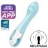 Satisfyer Air Pump Vibrator 5 - pametan pumpajući vibrator (plavi)