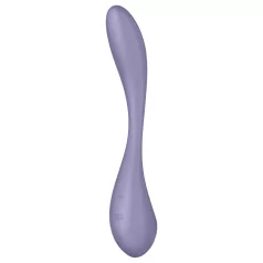   Satisfyer - vibrator za G-točku - fleksibilan, pametan - ljubičasti