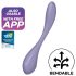 Satisfyer G-spot Flex 5 - pametni G-točka vibrator (ljubičasti)