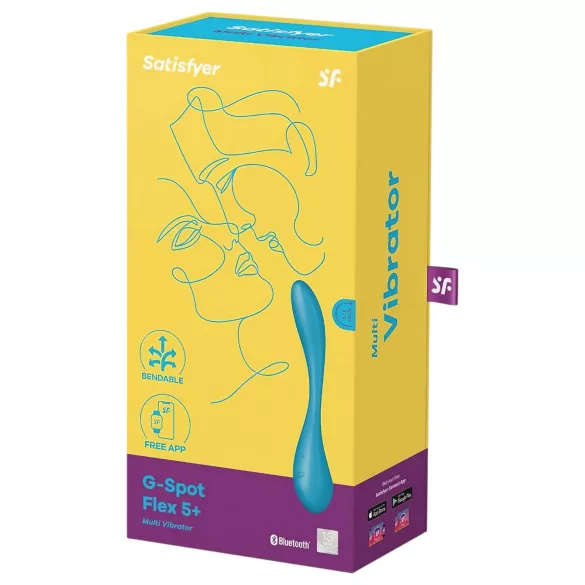 Satisfyer G-spot Flex 5 - vibrator za G-točku s upravljanjem putem aplikacije (zeleni)