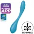 Satisfyer G-spot Flex 5 - vibrator za G-točku s upravljanjem putem aplikacije (zeleni)