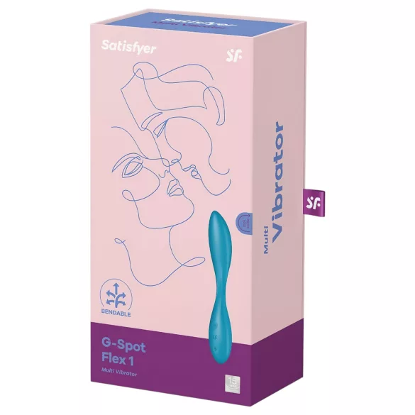 Satisfyer - G točka vibrator - fleksibilan, vodootporan, punjiv - zeleni