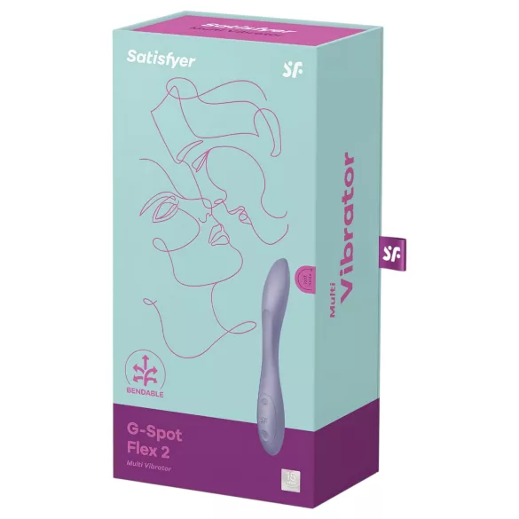 Satisfyer - G-točka vibrator na punjenje, vodootporan - ljubičasta
