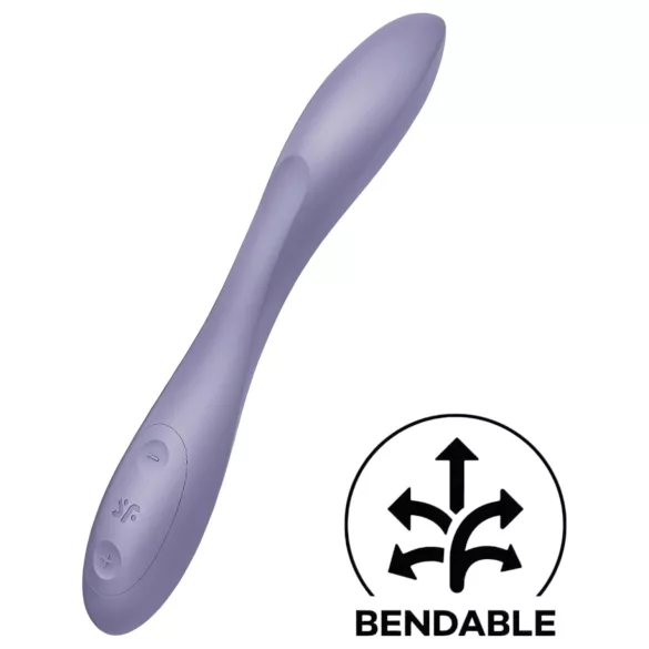 Satisfyer - G-točka vibrator na punjenje, vodootporan - ljubičasta