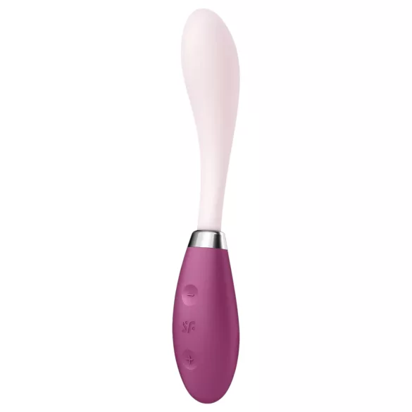 Satisfyer - G točka vibrator na punjenje - fleksibilan - roza-crveni