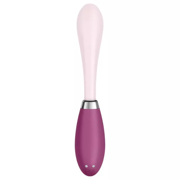 Satisfyer - G točka vibrator na punjenje - fleksibilan - roza-crveni