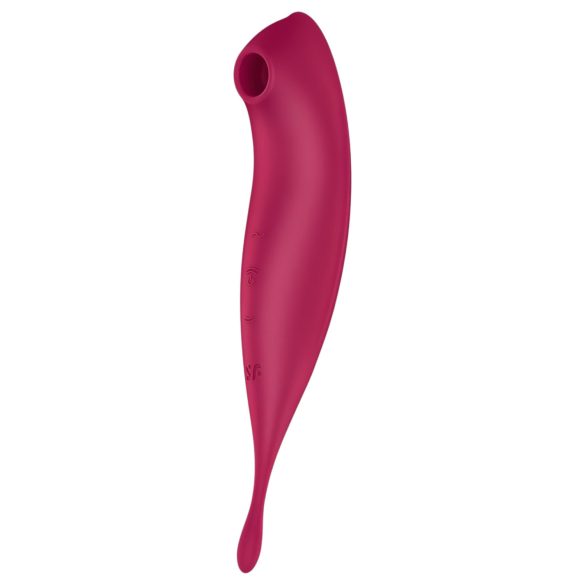 Satisfyer Twirling Pro - pametni 2u1 klitoralni vibrator (crvena)