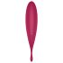 Satisfyer Twirling Pro - pametni 2u1 klitoralni vibrator (crvena)