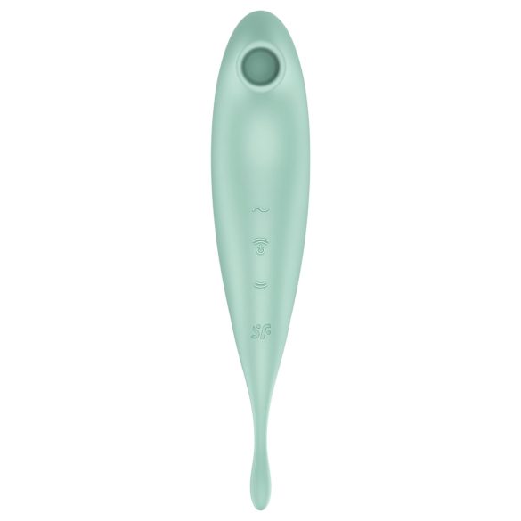 Satisfyer Twirling Pro - pametni 2u1 klitoris vibrator (menta)
