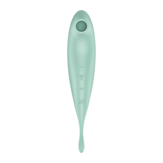 Satisfyer Twirling Pro - punjivi, pametni 2u1 vibrator za klitoris (mint)