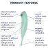 Satisfyer Twirling Pro - pametni 2u1 vibrator za klitoris (menta)
