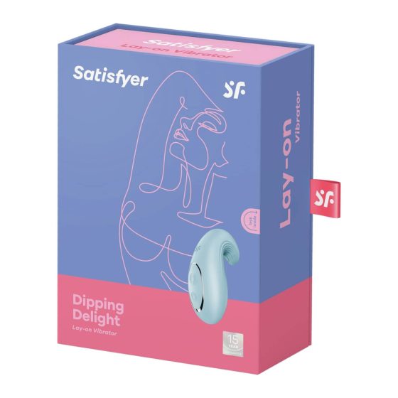 Satisfyer Dipping Delight - punjivi vibrator za klitor (plavi)